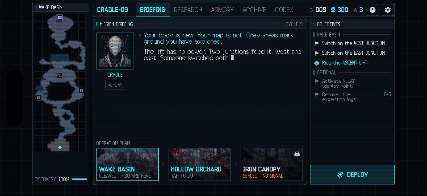 The map never resets.